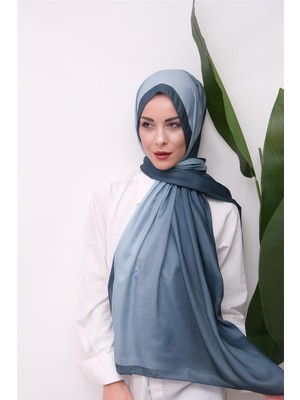 Eyşan İpek Degrade Akışlı Desenli Dijital Soft Şal