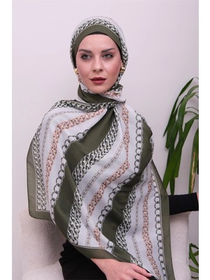 Eyşan İpek Chain Luxe Desenli Dijital Soft Şal