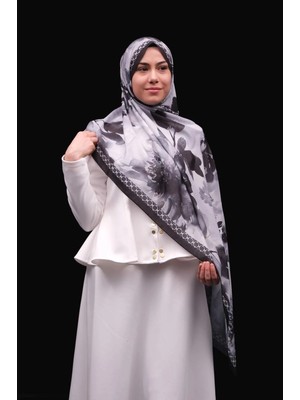 Eyşan İpek Bloom Desenli Dijital Soft Şal