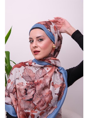 Eyşan İpek Rosella Art Desenli Dijital Soft Şal