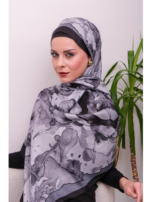 Eyşan İpek Rosella Art Desenli Dijital Soft Şal
