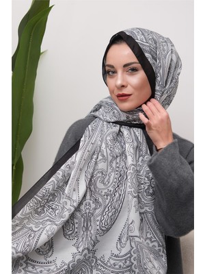 Eyşan İpek Etnik Desenli Dijital Soft Şal