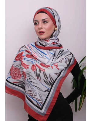 Eyşan İpek Vibrant Floral Desenli Dijital Soft Şal