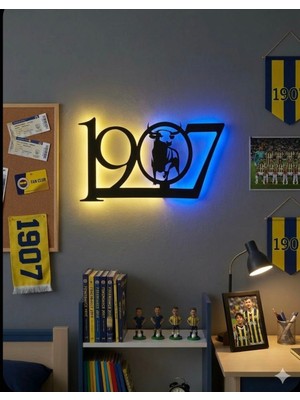 Taraftar Kablosuz Ledli Duvar Dekorasyon