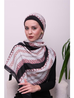 Eyşan İpek Chain Luxe Desenli Dijital Soft Şal