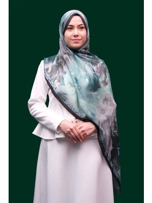 Eyşan İpek Floris Desenli Dijital Soft Şal
