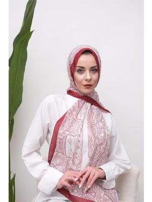 Eyşan İpek Etnik Desenli Dijital Soft Şal