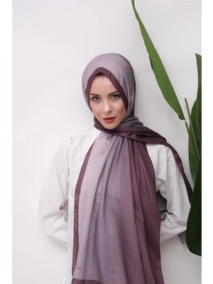 Eyşan İpek Degrade Akışlı Desenli Dijital Soft Şal