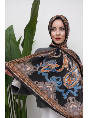 Eyşan İpek Etnik Harmony Desenli Dijital Soft Şal
