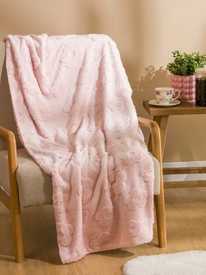 LC Waikiki Lcw Home Pembe Pelüş Tv Battaniyesi