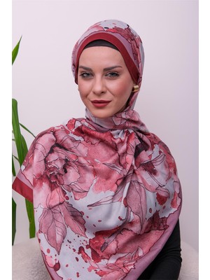 Eyşan İpek Rosella Art Desenli Dijital Soft Şal