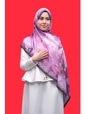 Eyşan İpek Floris Desenli Dijital Soft Şal