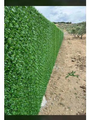 Msy Garden Fenc Dekoratif Çim Çit Paneli 140 cm x 10 mt - Bahçe Duvarı Gizleme ve Gölgelik Yapay Sarmaşık Panel