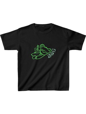 Freedom Baskılı T-Shirt - Siyah -