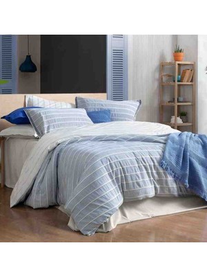 Sarev Mood Comfort Trina Tek Kişilik Mavi Nevresim Takımı