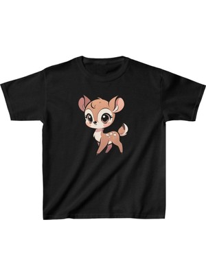 Freedom Baskılı T-Shirt - Siyah -