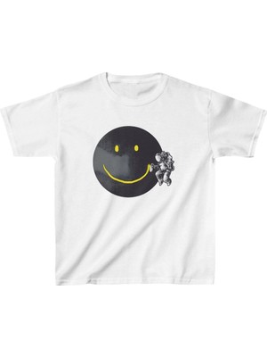 Freedom Çocuk Baskılı T-Shirt - Beyaz