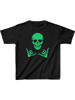 Freedom Baskılı T-Shirt - Siyah -