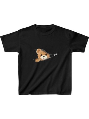 Freedom Baskılı T-Shirt - Siyah -