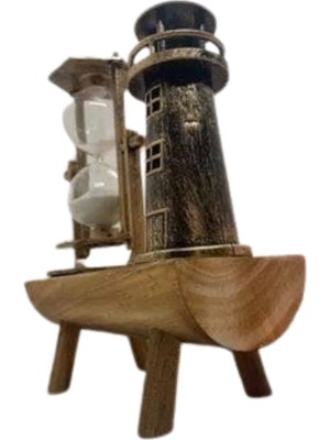 General Hediyelik Kum Saati Retro Dekoratif Deniz Feneri Kum Saati