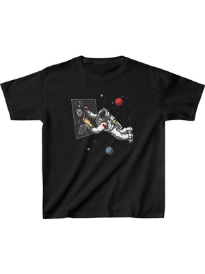 Freedom Baskılı T-Shirt - Siyah -
