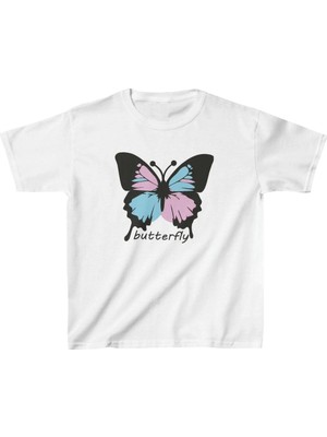 Freedom Çocuk   Baskılı T-Shirt - Beyaz