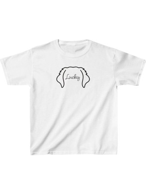Freedom Çocuk Baskılı T-Shirt - Beyaz