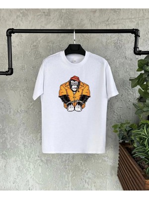 Freedom Çocuk Baskılı T-Shirt - Beyaz