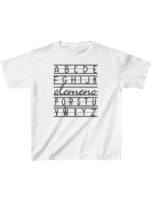 Freedom Çocuk Baskılı T-Shirt - Beyaz
