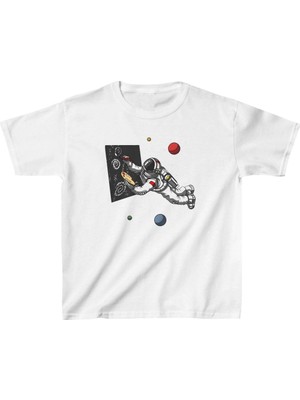 Freedom Çocuk Baskılı T-Shirt - Beyaz