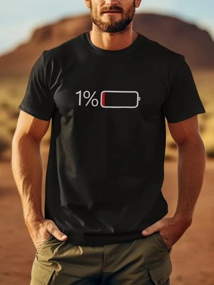 Freedom 20/1 Penye Compack Sarj %1 Baskılı Oversize Bisiklet Yaka Kısa Kol Yazlık T-Shirt - Siyah -