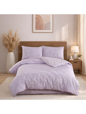 Pamuksu Markalı Etnik Desenli Çift Kişilik Nevresim Seti | Çarşafsız - Kutusuz | 100% Pamuk