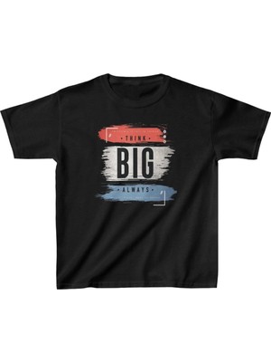 Freedom Baskılı T-Shirt - Siyah -