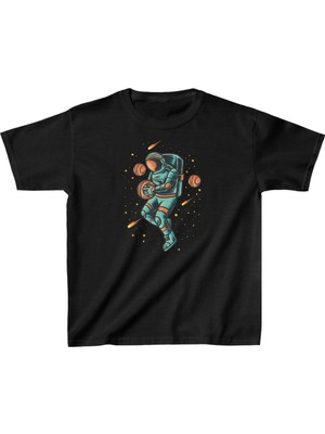 Freedom Baskılı T-Shirt - Siyah -