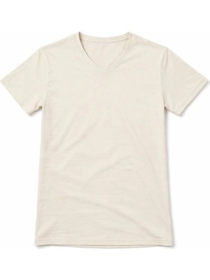 Freedom Genç Kız Çocuk V Yaka Tişört Model - Taş