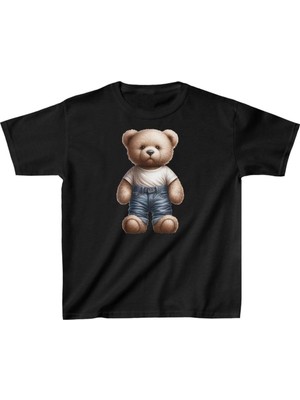 Freedom Baskılı T-Shirt - Siyah -