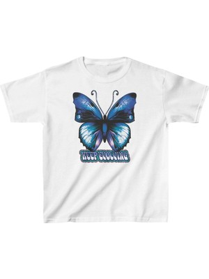 Freedom Çocuk Baskılı T-Shirt - Beyaz