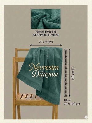 SHC4200 Nevresim Dünyası Prime Havlu 70X140 Yeşil