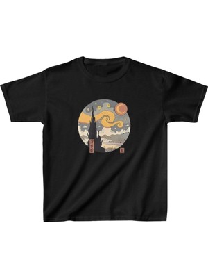 Freedom Baskılı T-Shirt - Siyah -