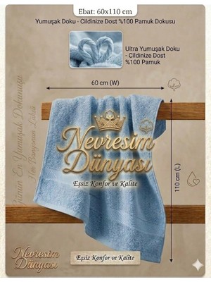 SHC4200 Nevresim Dünyası Prime Havlu 60X110 Gri