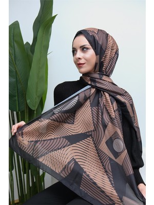 Eyşan İpek Pattern Desenli Dijital Soft Şal