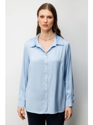 Ekol Klasik Kadın Gömlek 2502