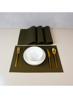 Maxstyle Harmony Pine 4 Parça Amerikan Servis 30X45 cm