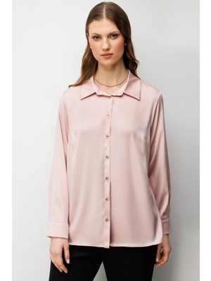 Ekol Klasik Kadın Gömlek 2502