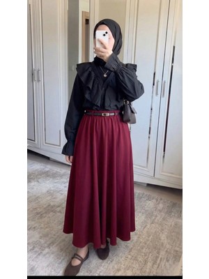 Miostil Kemer Detay Soft Etek-Bordo