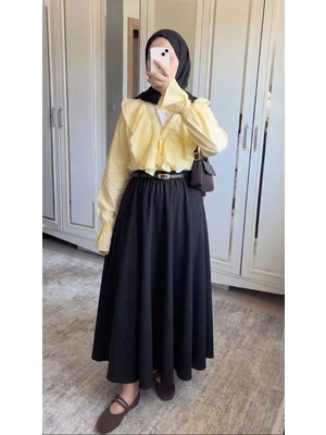 Miostil Kemer Detay Soft Etek-Siyah