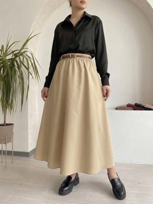 Miostil Kemer Detay Terikoton Etek-Bej