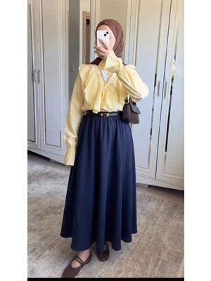 Miostil Kemer Detay Soft Etek-Lacivert