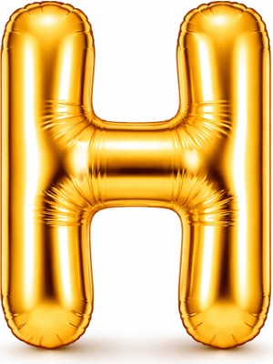 Eng Parti Dünyası H Harfi - Gold Folyo Harf Balon 40 Inç