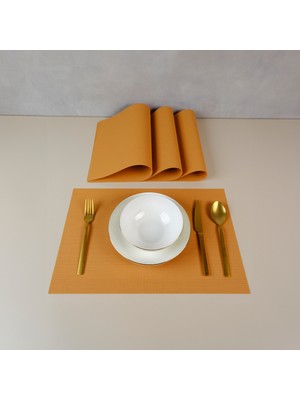 Maxstyle Harmony Apricot 4 Parça Amerikan Servis 30X45 cm